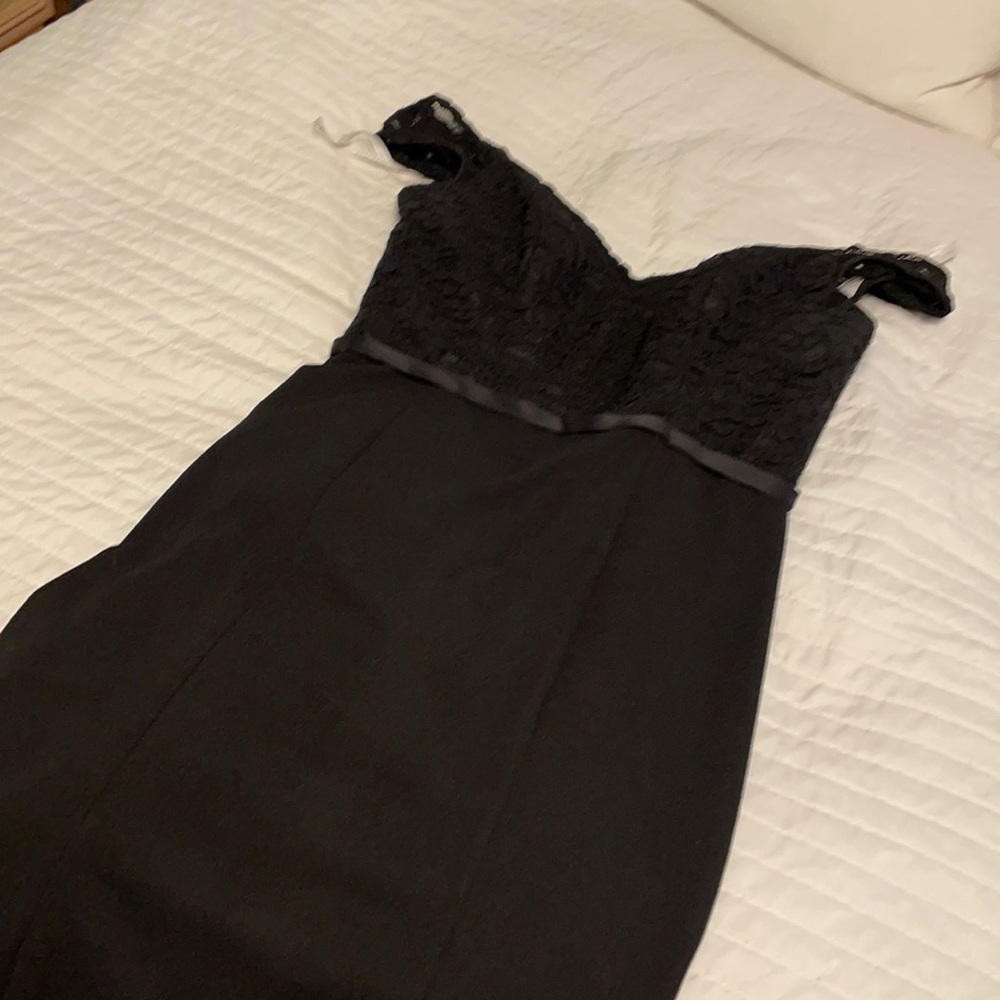 David’s Bridal off the shoulder bridesmaid dress